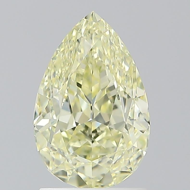 2.01 Ct. Fancy Light  Yellow Pear Diamond
