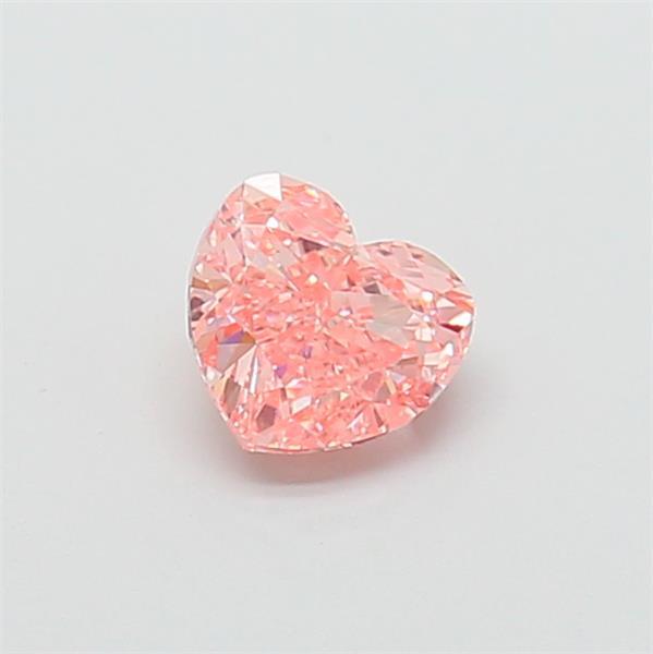 1.11 Ct. Fancy Vivid Pink Heart Lab Grown Diamond