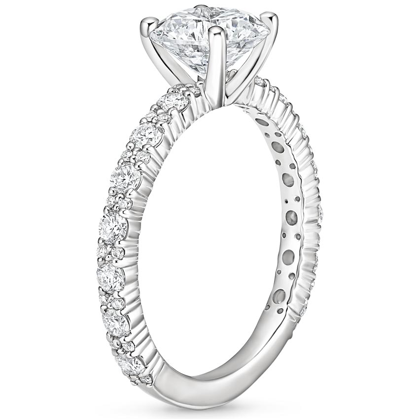 Platinum Trevi Diamond Ring (1/2 ct. tw.), large side view