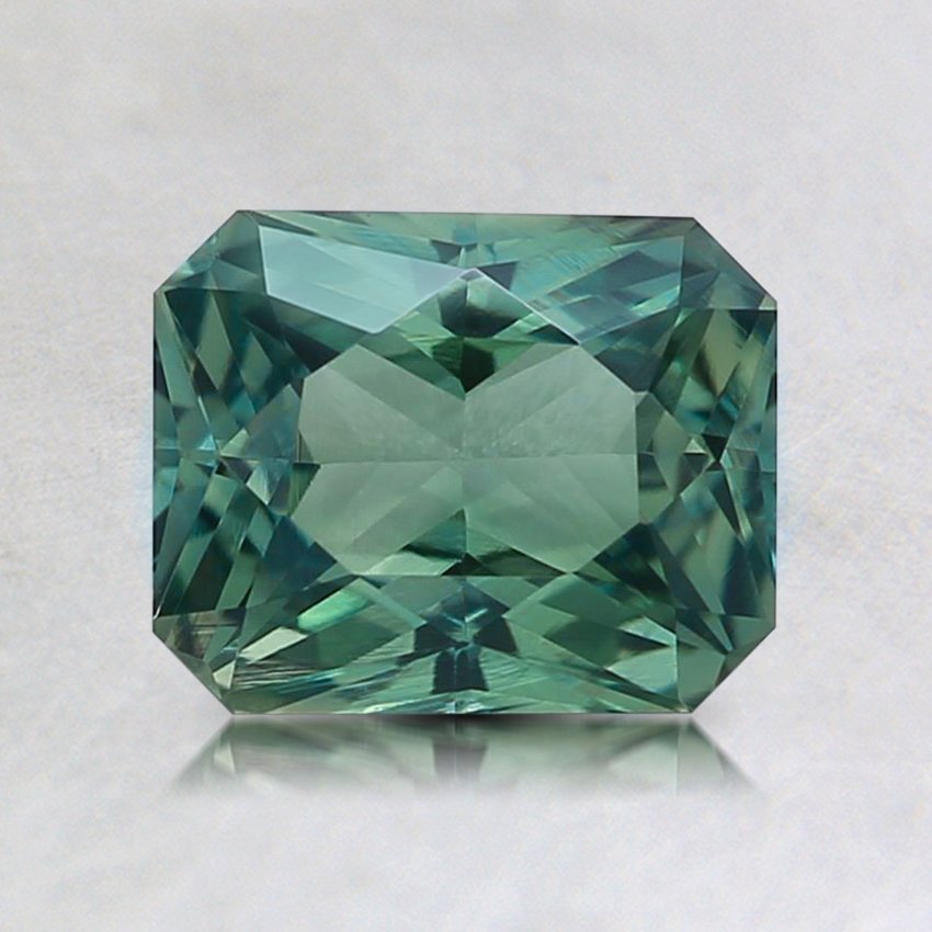 6.8x5.5mm Unheated Teal Radiant Sapphire
