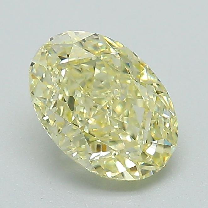 1.20 Ct. Fancy Intense Yellow Oval Lab Grown Diamond