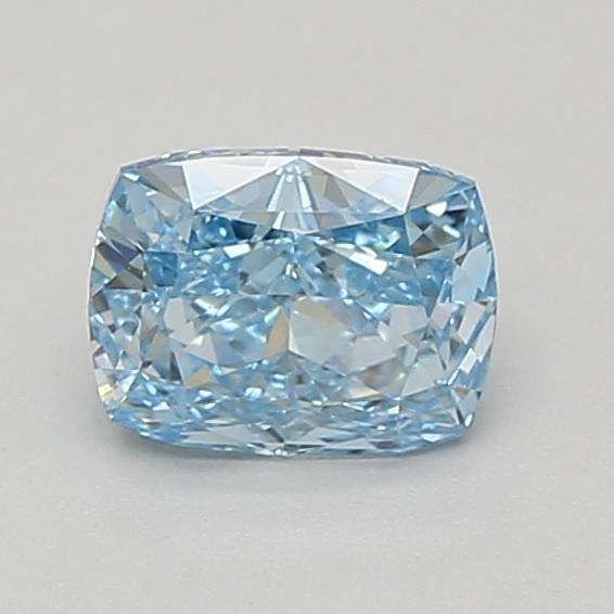 0.98 Ct. Fancy Vivid Blue Cushion Lab Grown Diamond