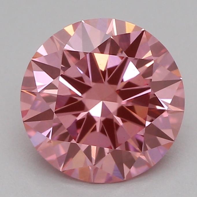 1.00 Ct. Fancy Vivid Pink Round Lab Grown Diamond