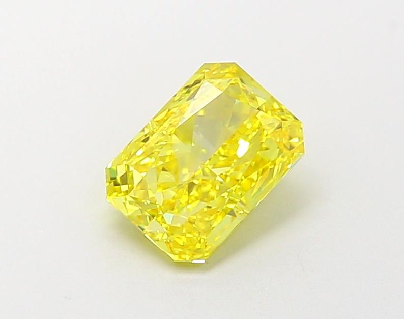 1.01 Ct. Fancy Vivid  Yellow Radiant Lab Grown Diamond