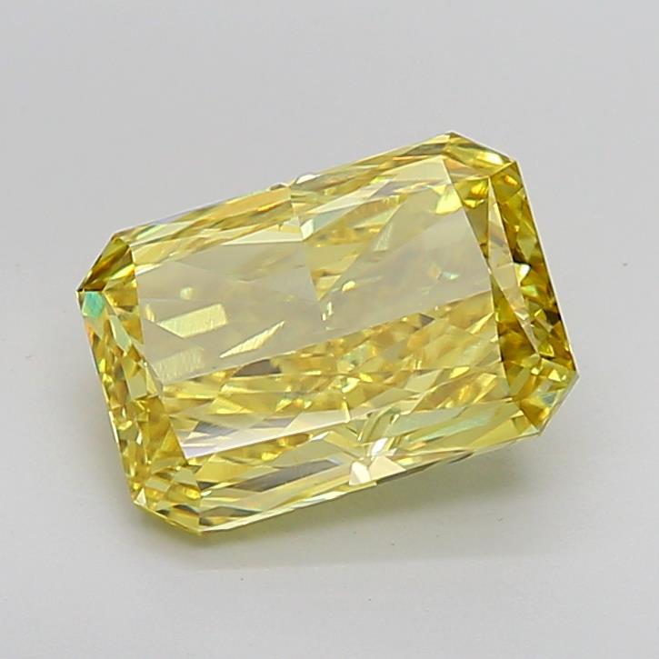 5.01 Ct. Fancy Intense Yellow Radiant Lab Grown Diamond