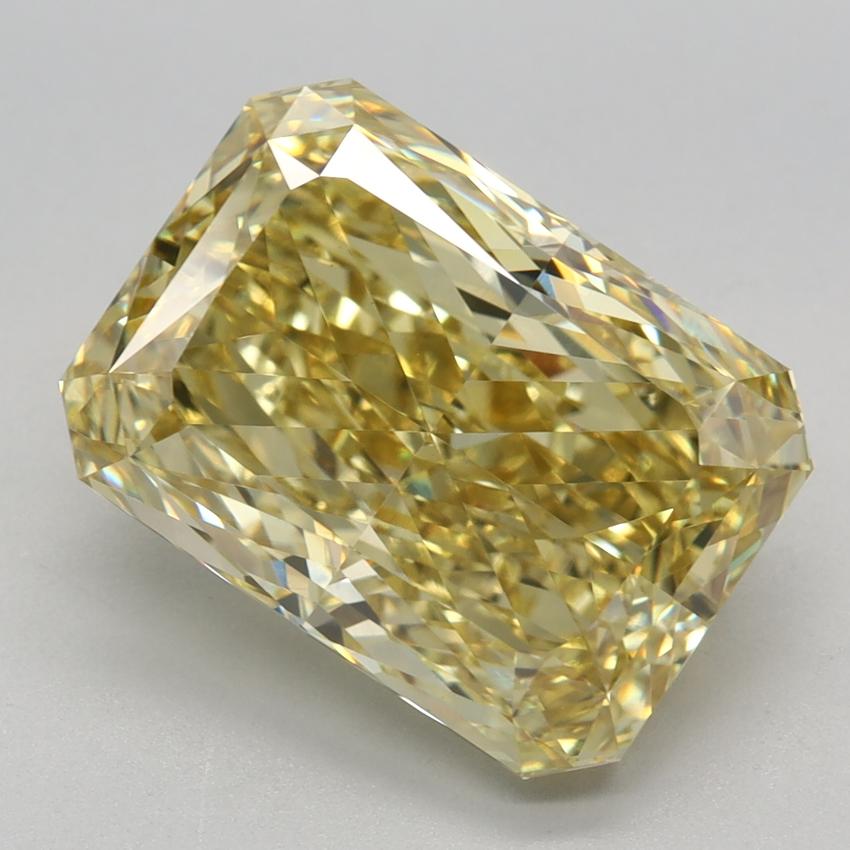 6.10 Ct. Fancy Intense Yellow Radiant Lab Grown Diamond