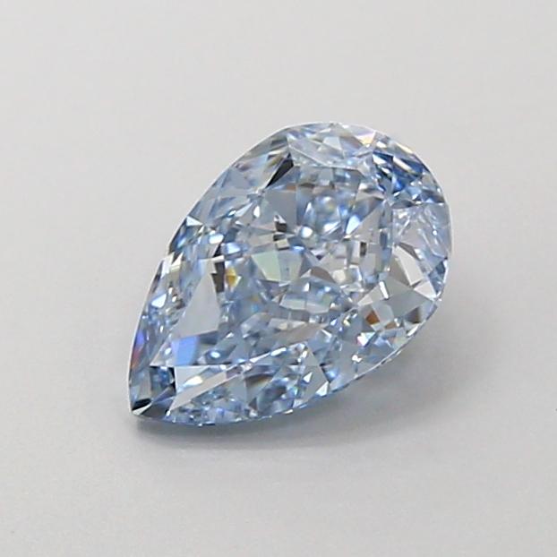 1.13 Ct. Fancy Intense Blue Pear Lab Grown Diamond