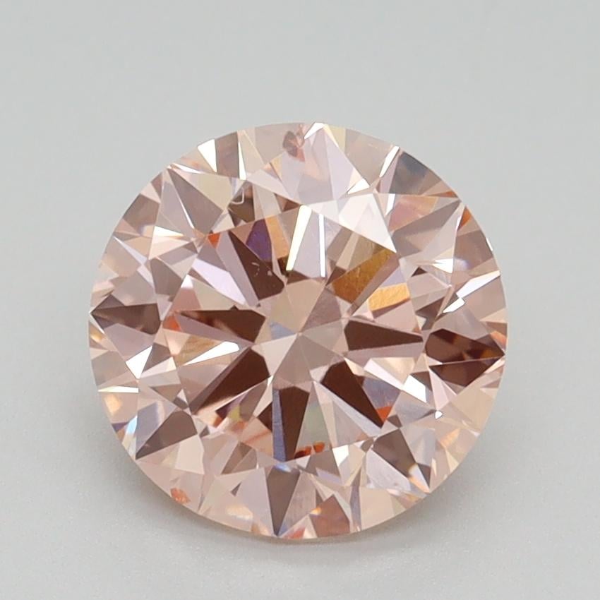 2.00 Ct. Fancy Intense Pink Round Lab Grown Diamond