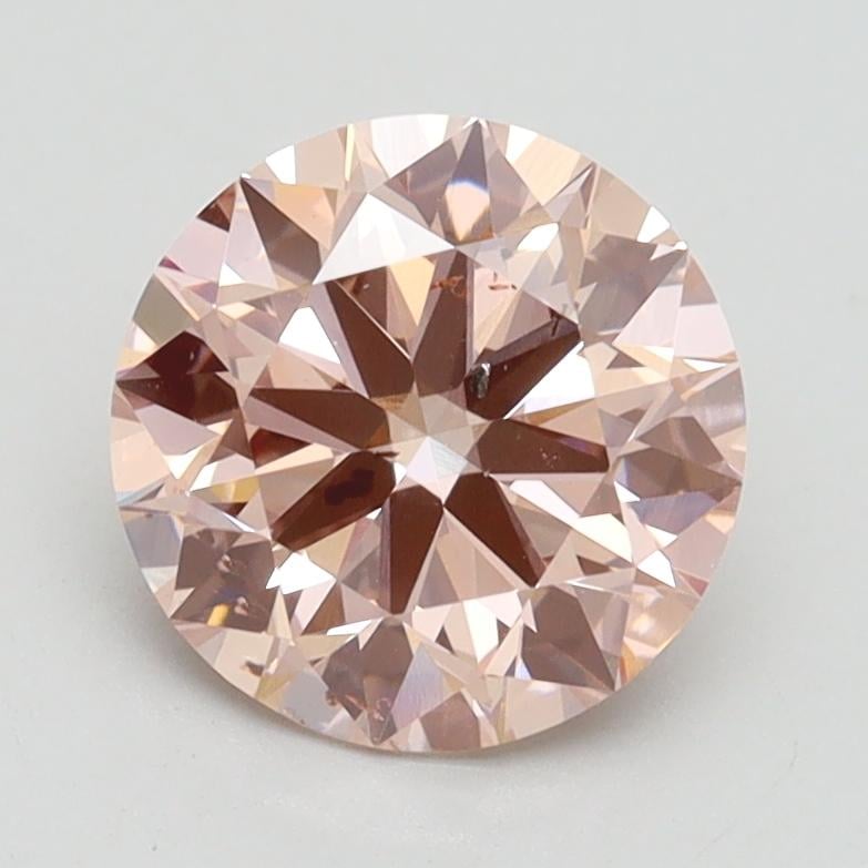 1.71 Ct. Fancy Intense Pink Round Lab Grown Diamond