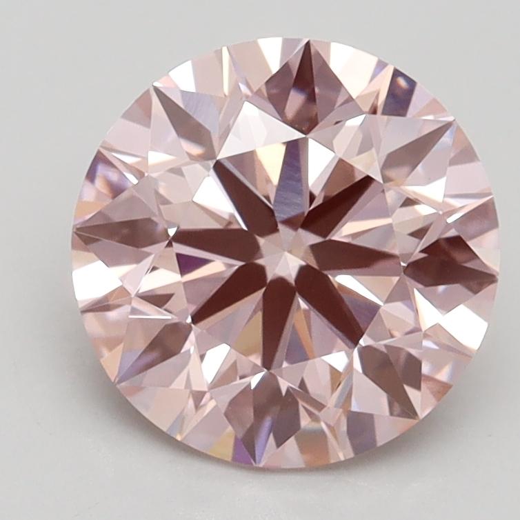 2.20 Ct. Fancy Intense Pink Round Lab Grown Diamond