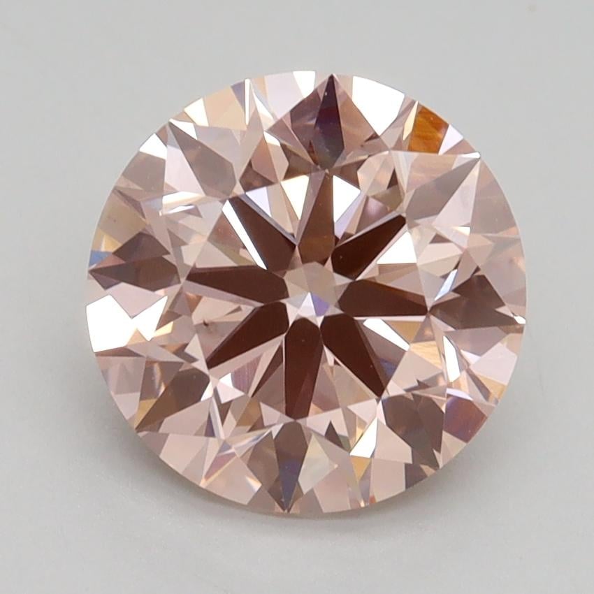 2.50 Ct. Fancy Intense Pink Round Lab Grown Diamond