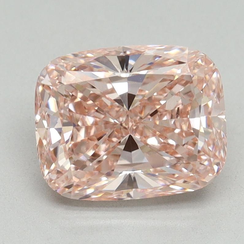 2.04 Ct. Fancy Intense Pink Cushion Lab Grown Diamond