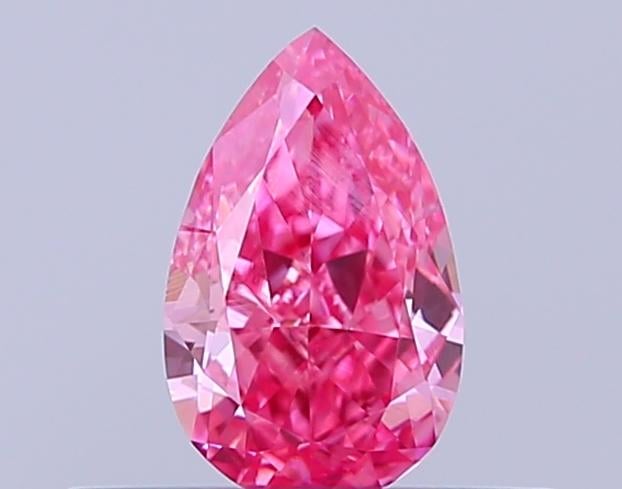 0.34 Ct. Fancy Vivid Pink Pear Lab Grown Diamond
