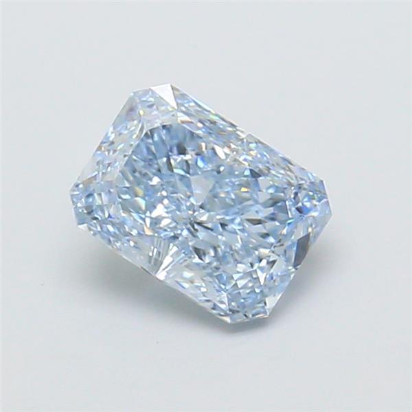 1.28 Ct. Fancy Intense Blue Radiant Lab Grown Diamond