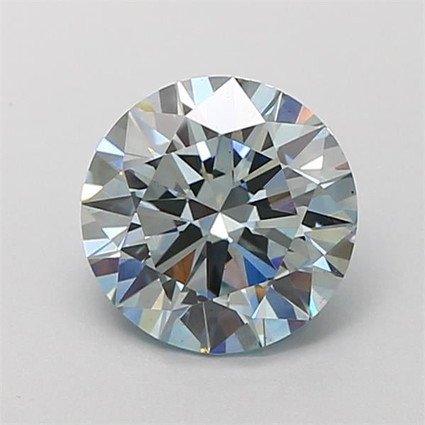 1.81 Ct. Fancy Intense Blue Round Lab Grown Diamond