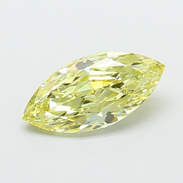 0.90 Ct. Fancy Yellow Marquise Lab Grown Diamond