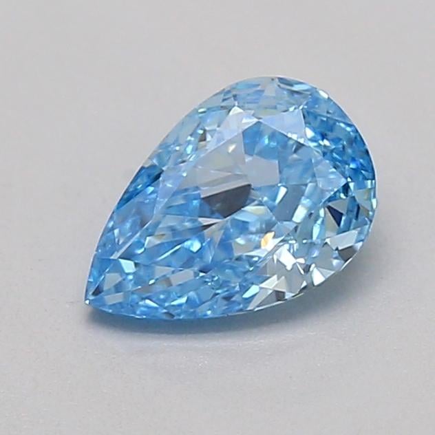 0.34 Ct. Fancy Vivid  Blue Pear Lab Grown Diamond
