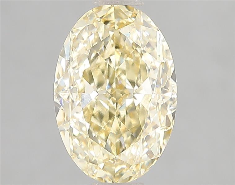 2.07 Ct. Fancy Intense Yellow Oval Lab Grown Diamond