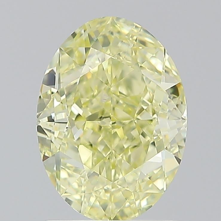 2.01 Ct. Fancy  Yellow Oval Diamond