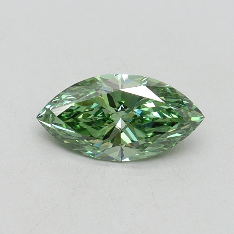 0.50 Ct. Fancy Vivid Green Marquise Lab Grown Diamond