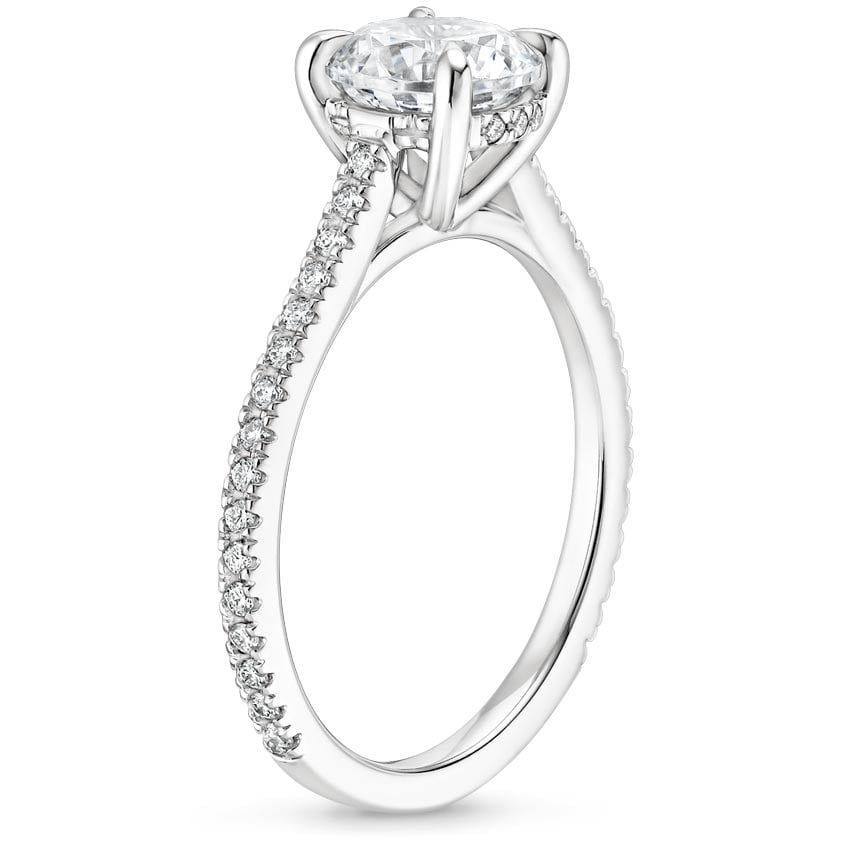 18K White Gold Luxe Lissome Diamond Ring (1/5 ct. tw.), large side view