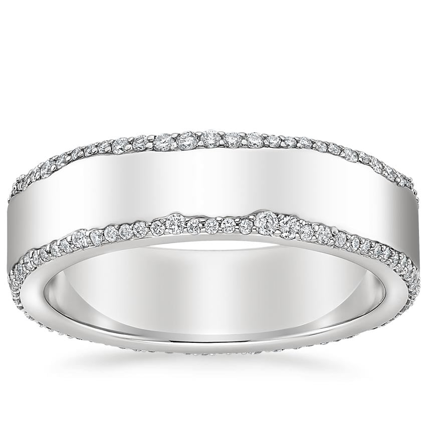 Rose gold diamond engagement ring with surprise diamond details