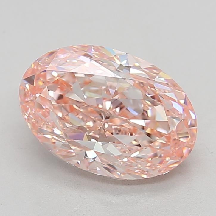 4.00 Ct. Fancy Intense Pink Oval Lab Grown Diamond