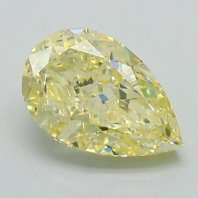 1.26 Ct. Fancy Intense Yellow Pear Lab Grown Diamond