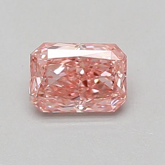 0.58 Ct. Fancy Vivid Pink Radiant Lab Grown Diamond