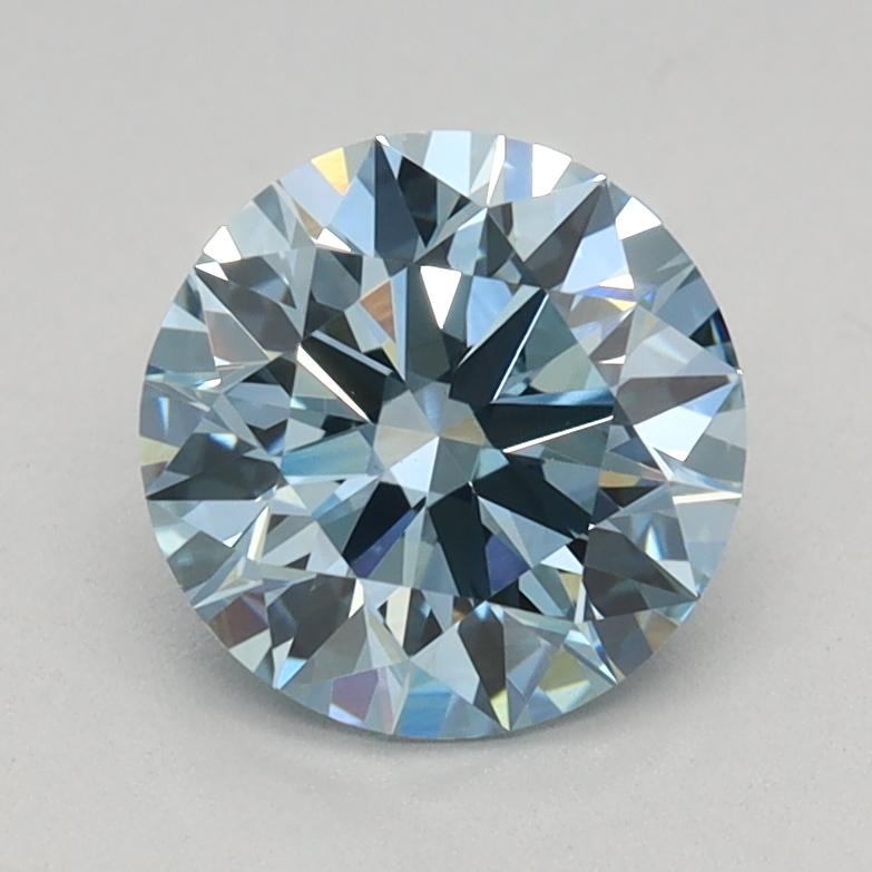 1.00 Ct. Fancy Vivid Blue Round Lab Grown Diamond