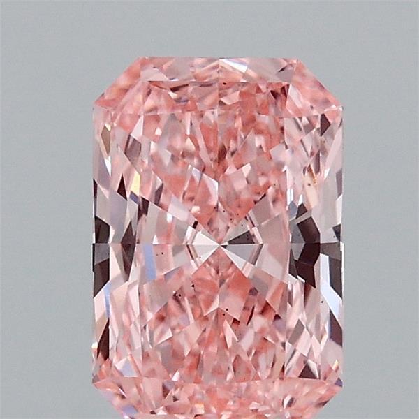 1.01 Ct. Fancy Vivid Pink Radiant Lab Grown Diamond