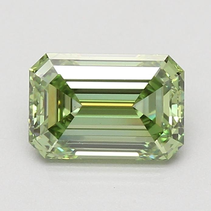 2.10 Ct. Fancy Vivid Green Emerald Lab Grown Diamond
