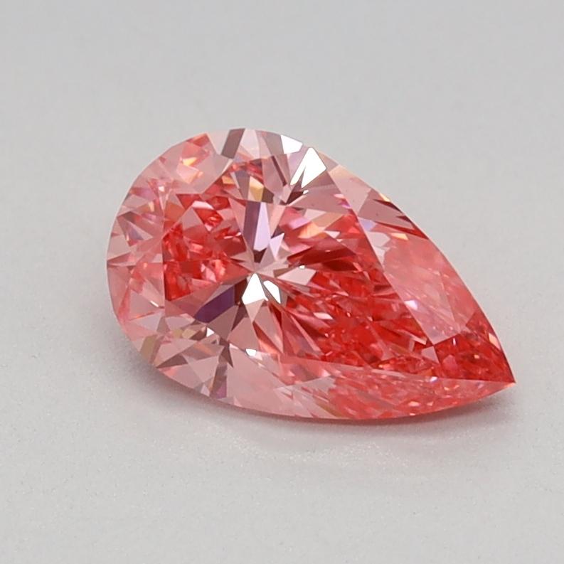 0.58 Ct. Fancy Vivid Pink Pear Lab Grown Diamond