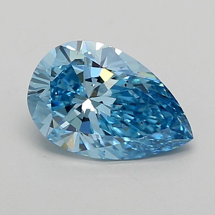 1.99 Ct. Fancy Vivid  Blue Pear Lab Grown Diamond