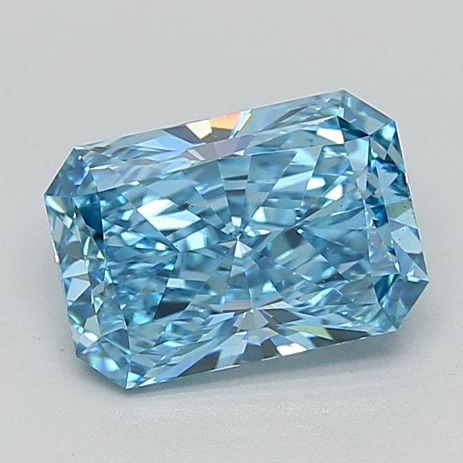 2.04 Ct. Fancy Vivid  Blue Radiant Lab Grown Diamond