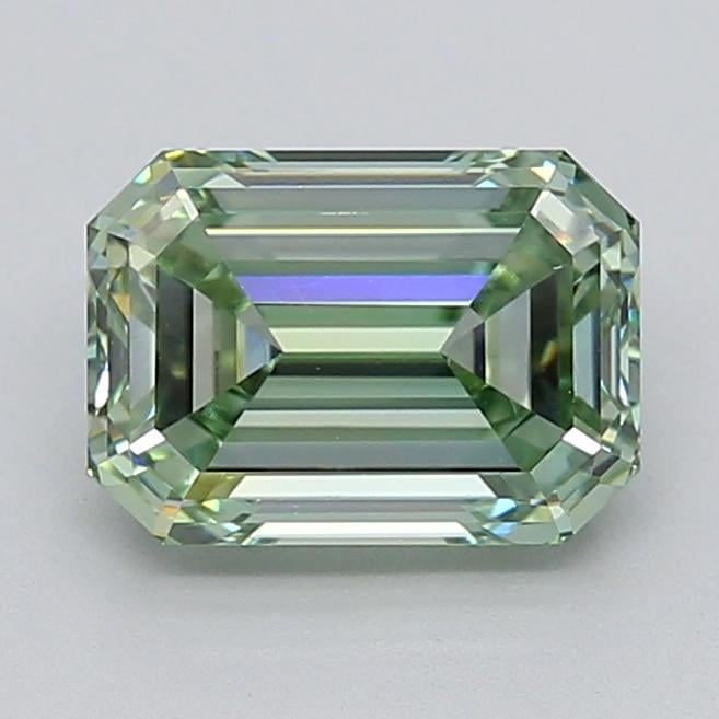 2.70 Ct. Fancy Intense  Green Emerald Lab Grown Diamond
