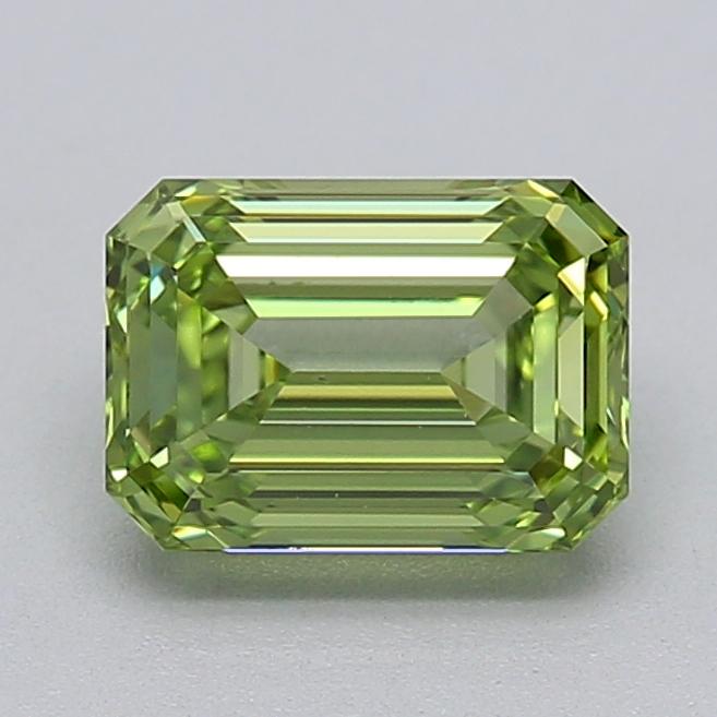 1.03 Ct. Fancy Vivid  Green Emerald Lab Grown Diamond