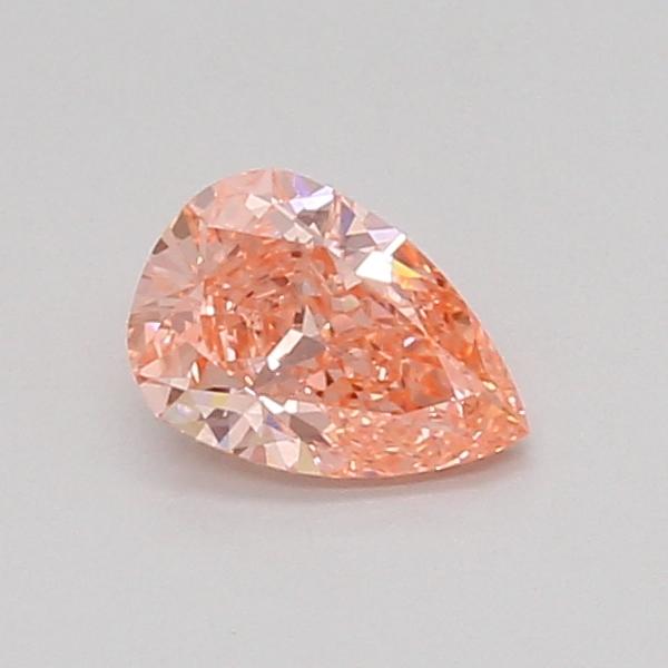 0.56 Ct. Fancy Vivid Pink Pear Lab Grown Diamond