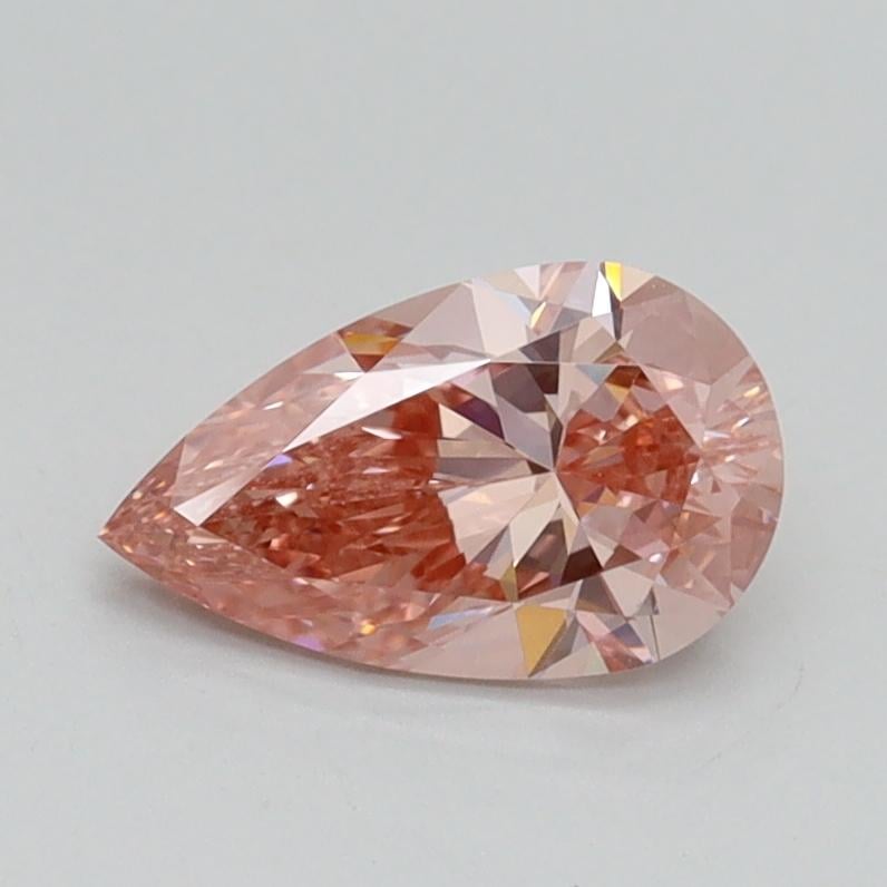 0.80 Ct. Fancy Intense Pink Pear Lab Grown Diamond