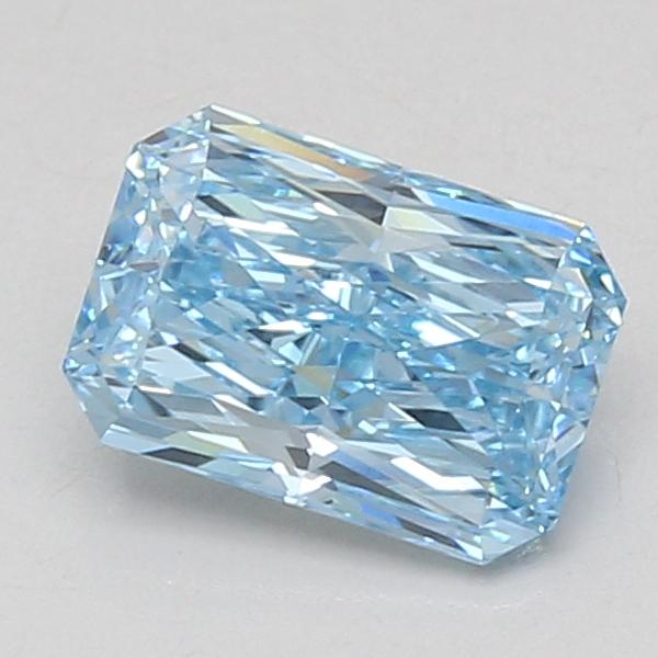 1.59 Ct. Fancy Vivid Blue Radiant Lab Grown Diamond