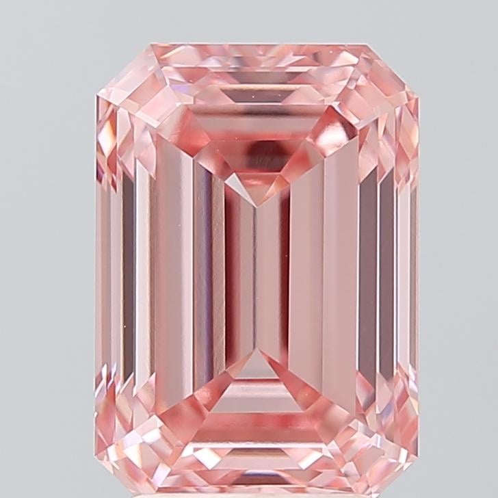 3.64 Ct. Fancy Pink Emerald Lab Grown Diamond