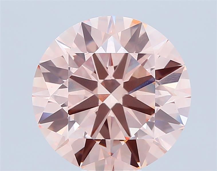 12.21 Ct. Fancy Intense  Pink Round Lab Grown Diamond