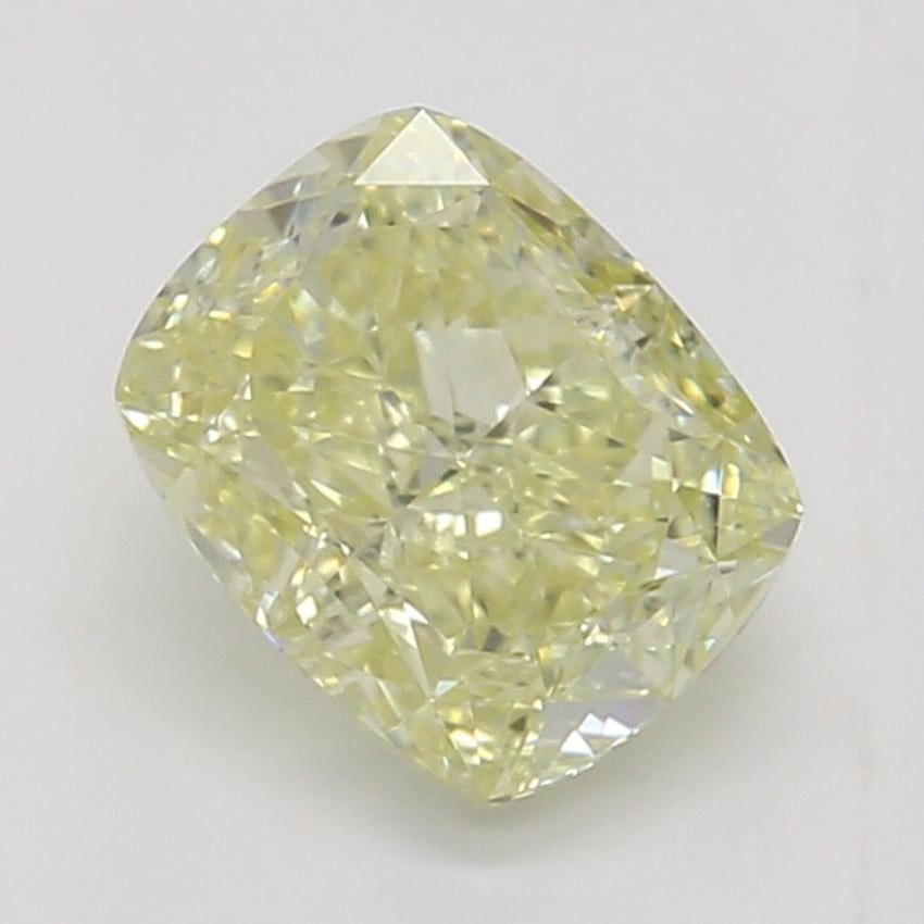 0.60 Ct. Fancy Light Yellow Cushion Diamond