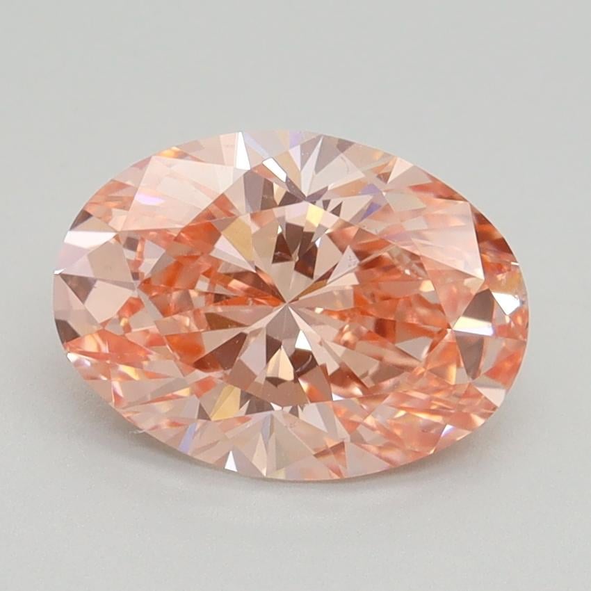 1.90 Ct. Fancy Intense Pink Oval Lab Grown Diamond