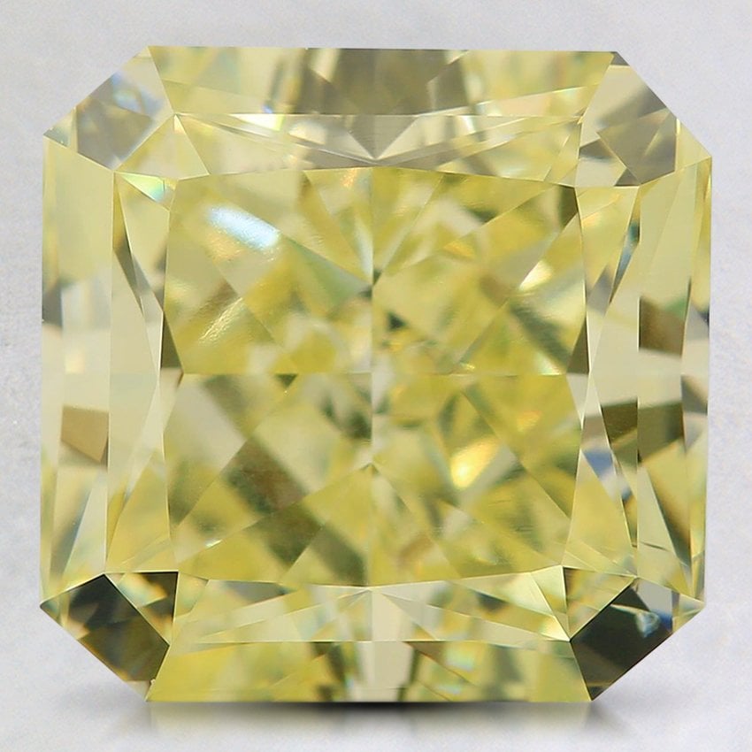 4.02 Ct. Natural Fancy Yellow Radiant Diamond