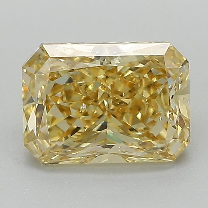 1.50 Ct. Fancy Vivid Yellow Radiant Lab Grown Diamond