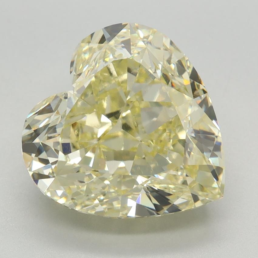 5.22 Ct. Fancy Intense Yellow Heart Lab Grown Diamond