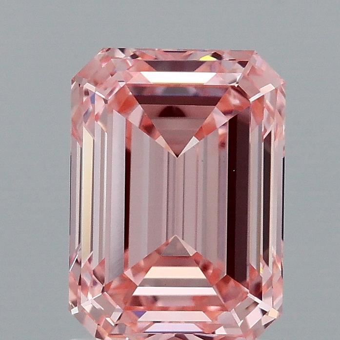 2.08 Ct. Fancy Vivid Pink Emerald Lab Grown Diamond
