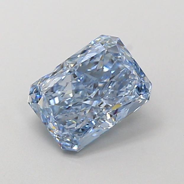 1.17 Ct. Fancy Vivid Blue Radiant Lab Grown Diamond
