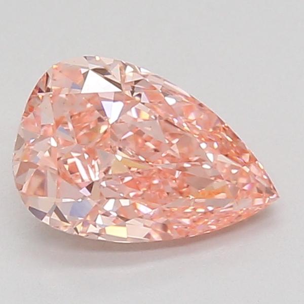1.59 Ct. Fancy Vivid Pink Pear Lab Grown Diamond